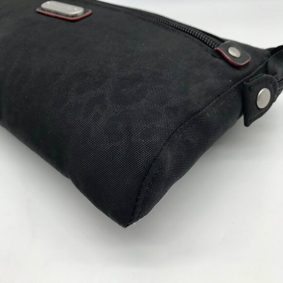 Baggallini Black Subtle Leopard Print Wristlet Clutch Bag - Picture 7 of 10